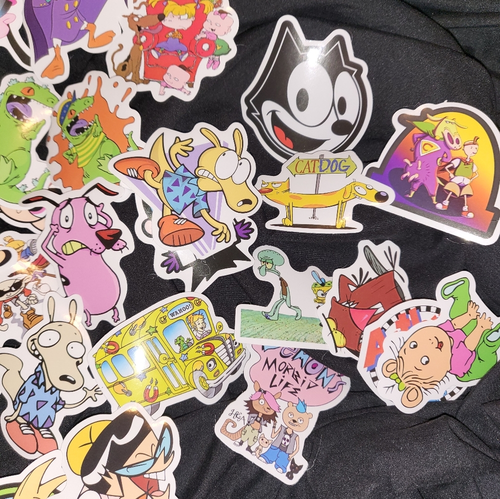 Over 45 Nickelodeon 90s Cartoon Stickers - Picture 5 of 10